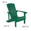 Commercial All-Weather Adirondack Chair in Faux Wood-863079684
