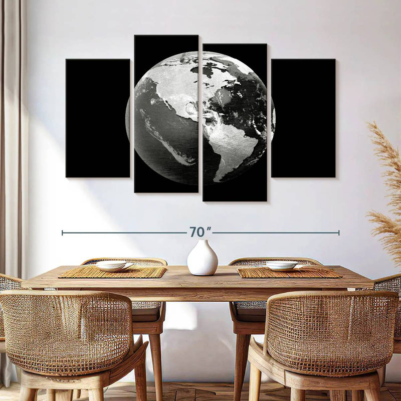 Oberle Silver Globe, 42'' H x 68'' W