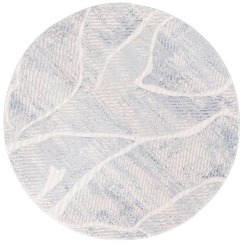 Tapis abstrait Oberman Performance, Rond 6 pi 7 po