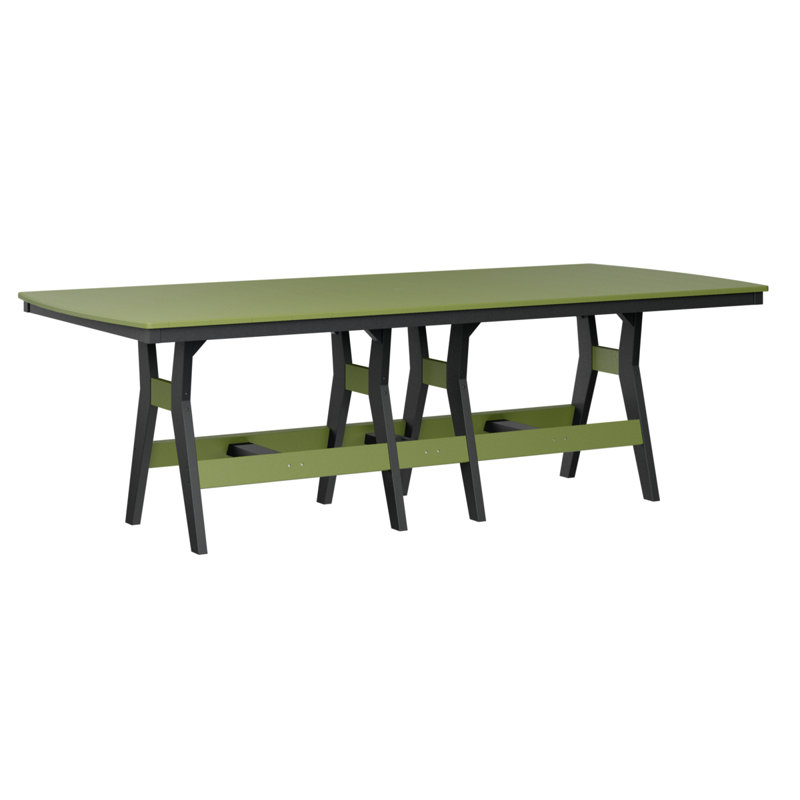 Harbor Outdoor Bar Table, Kiwi Green, Black