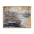 Toile avec cadre flottant or