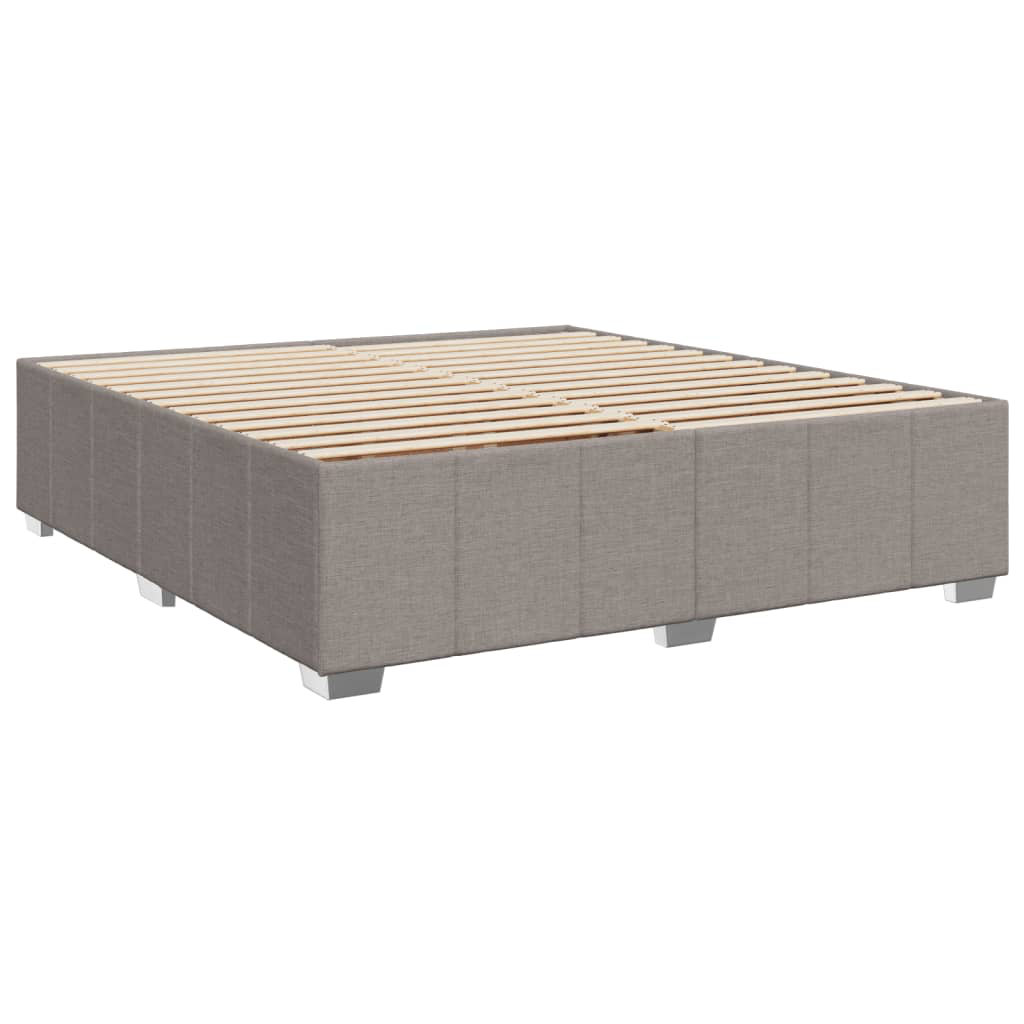 Vidaxl Boxspringbett Mit Matratze Hellgrau 160X200 Cm Stoff