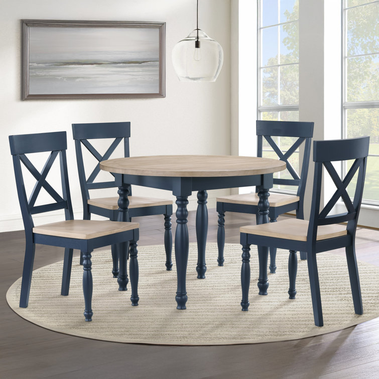 Darcy 42" Round Wood Dining Set