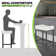 Triplehorn Backless Bar Stools Counter Stools with Upholstered Seat