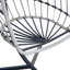 Chaise suspendue en fer avec tissage en osier Grheavy-Duty