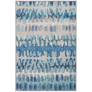 Tapis bleu Paint Chip