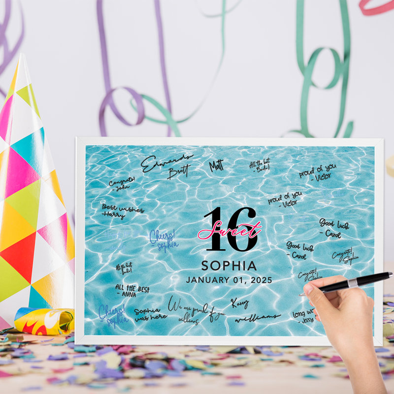 Paper Birthday Sign