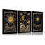 3 Piece Wrapped Canvas Print-867951353