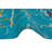 9' X 12' TURQUOISE Quality Wool New Handmade Modern Transitional Rug #I-1305