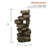 Weather Resistant Cascade Fountain with Lights