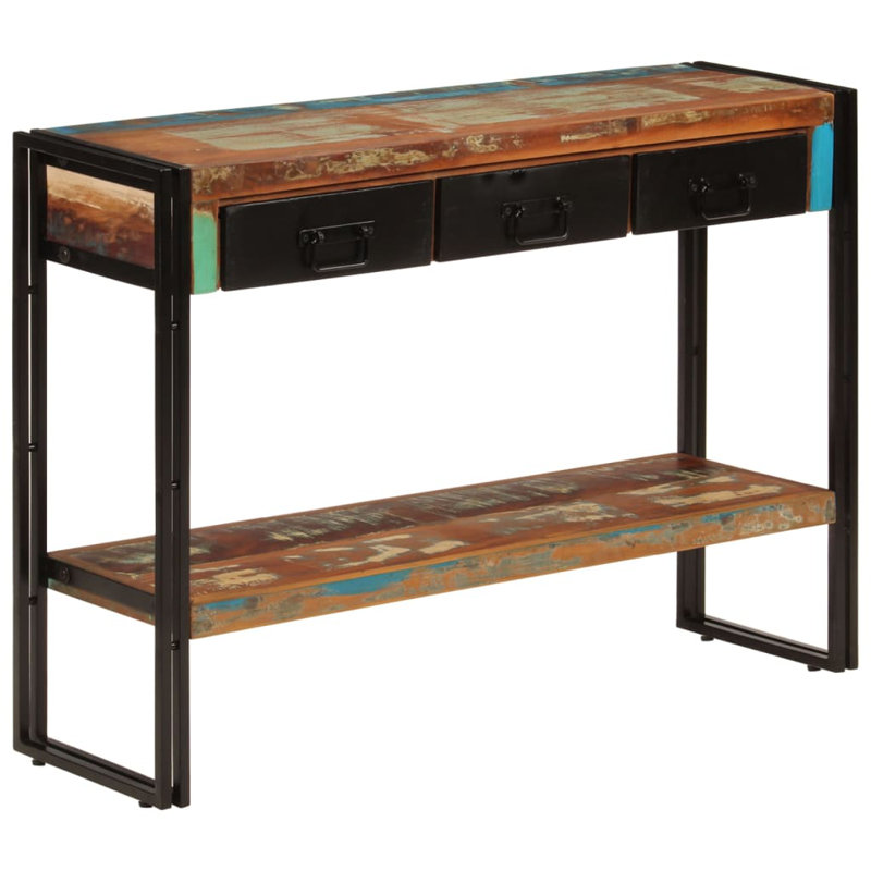 Console Table 43.3"x11.8"x29.9" Solid Wood Reclaimed
