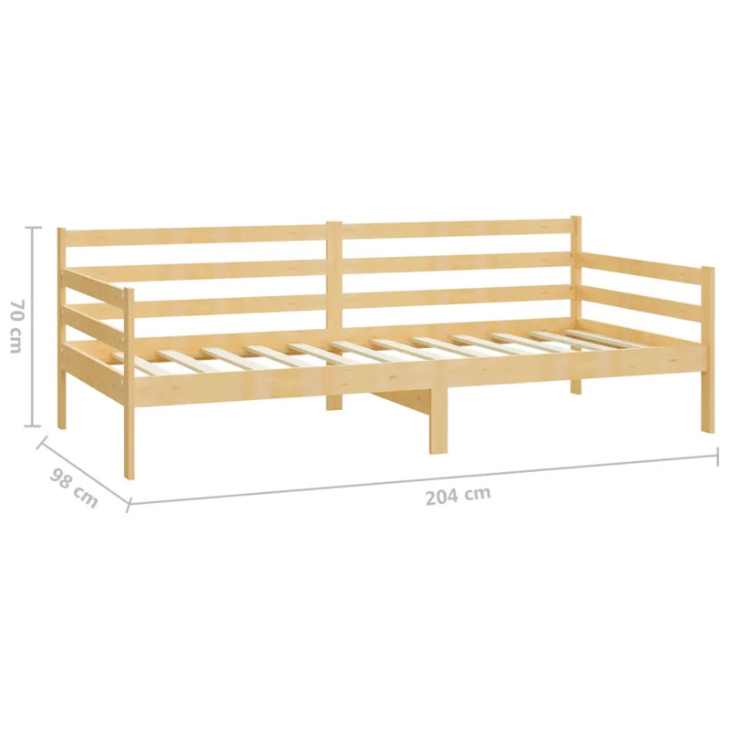 Annemarie Solid Wood Daybed, Brown