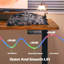 T-Shape Electric Standing Desk With Monitor Stand Memory Smart Pannel Home Office Desk-1866716010-1866716009-1863421111