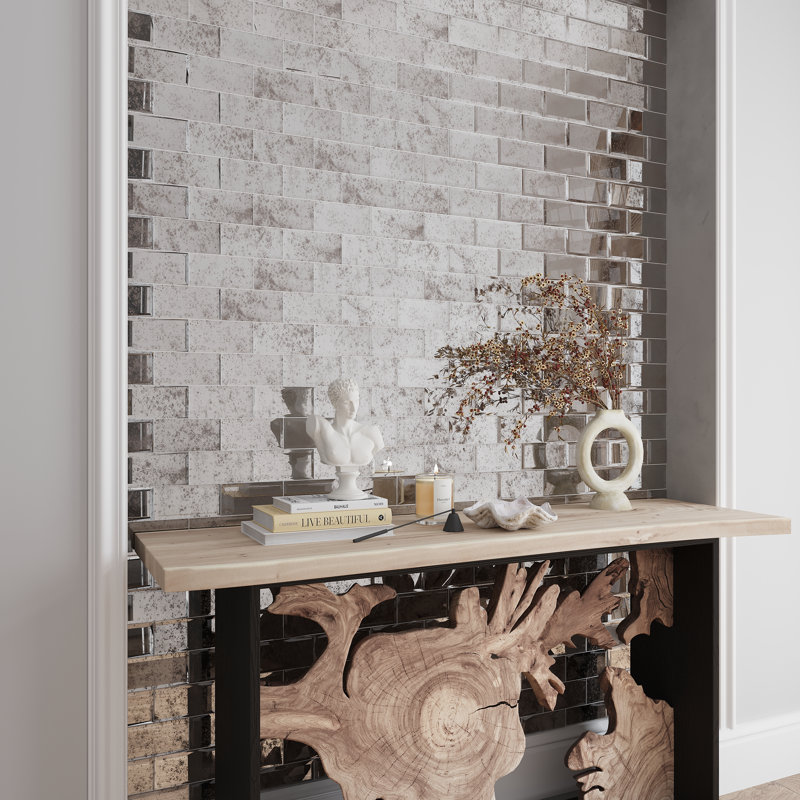 Glister 3" x 6" Glass Brick Look Subway Wall & Floor Tile