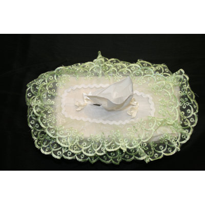 Couverture de boîte de tissu de dentelle