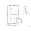 Flemington 175cm H x 80cm W Standard Bookcase