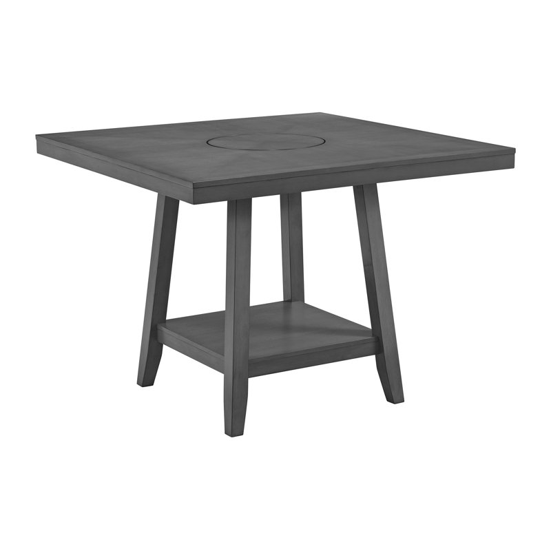 Goodloe Counter Height Dining Set In Grey-Table And Chairs, 9 Pieces: Table, 8 Chairs