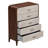 Houston 5-Drawer Accent Chest - Walnut