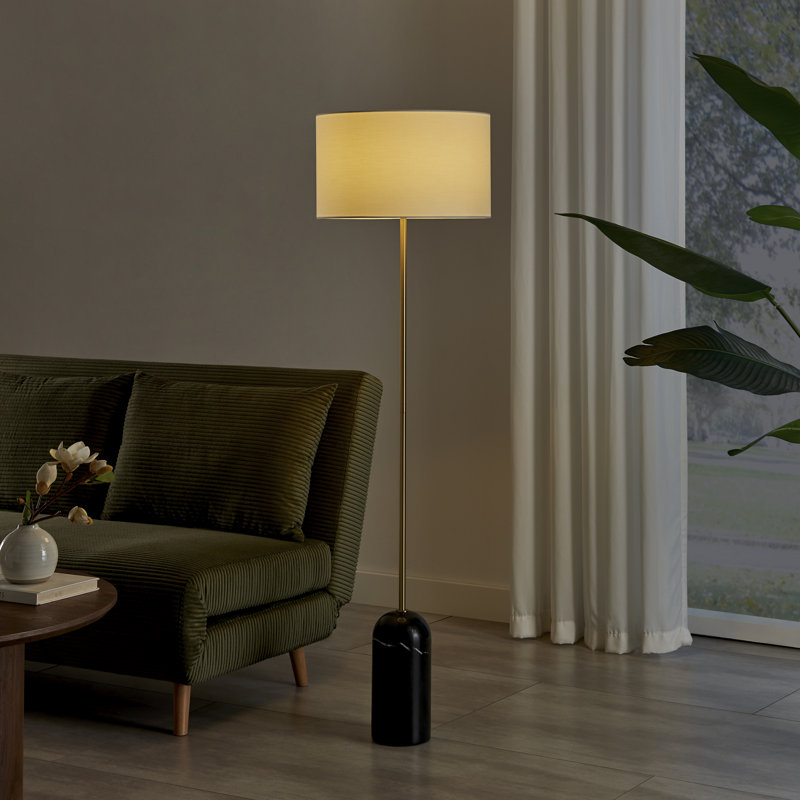 Kessel 148cm Column Floor Lamp, Black
