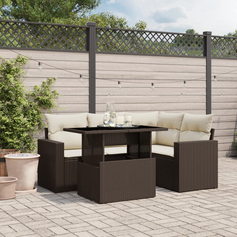 Ensemble de canapé de jardin Vidaxl