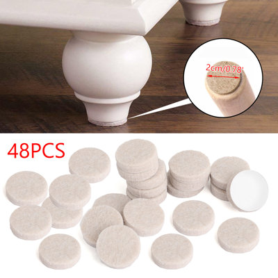 Felt Furniture Pads Protects Floor Surface Anti Skid Scratch Tabs