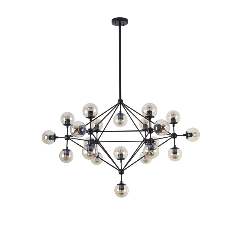 Lustre en verre 21 lumières Leib 