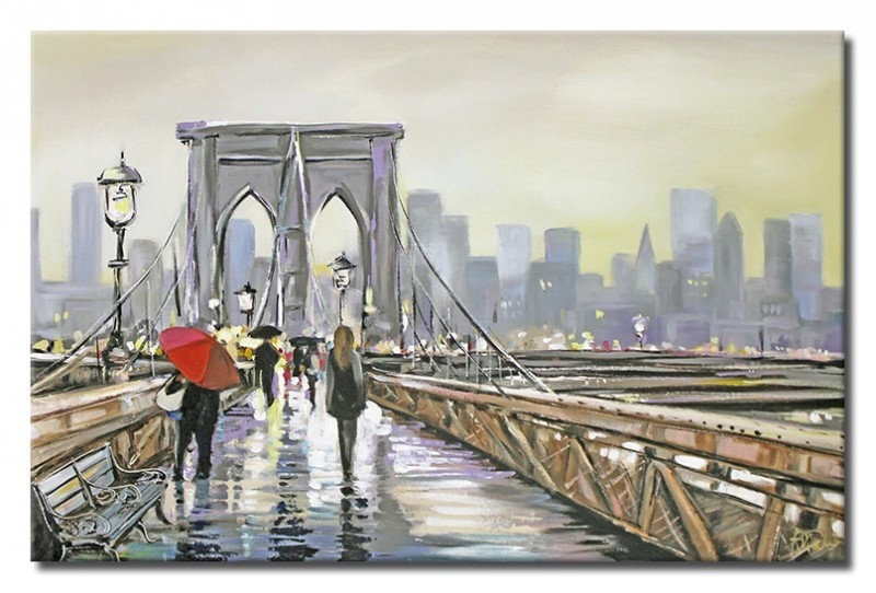 Abstraction - Wrapped Canvas Painting