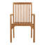 Ashdown Teak Wood Outdoor Arm Chair