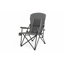 Fauteuil de jardin portatif pliable robuste avec porte-gobelet et structure en acier-1285206371