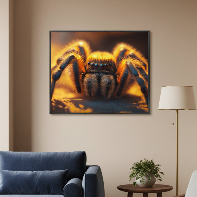 Single Picture Frame LED Illuminated Wall Art Wall Art on Glass / Aluminium, 50cm H x 60cm W
