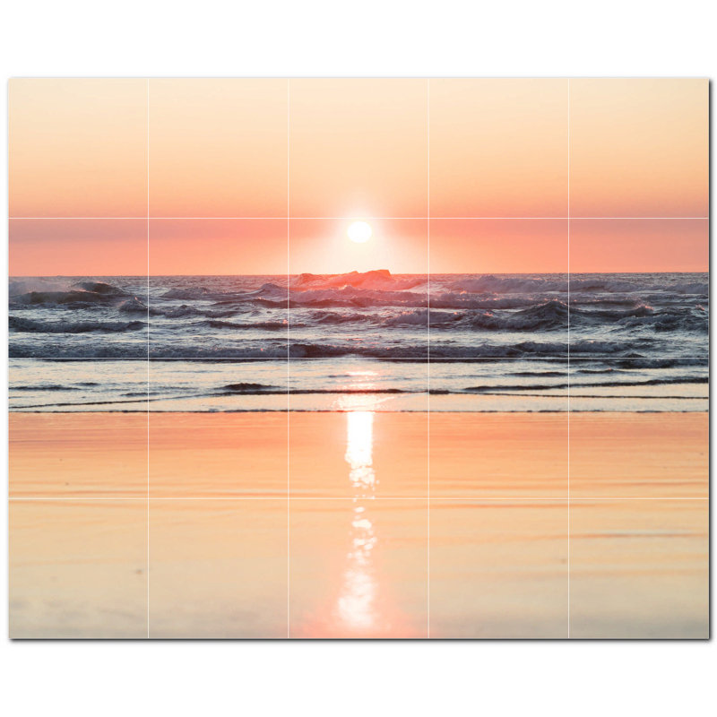 Panneau décoratif en céramique satinée 8 po x 8 po