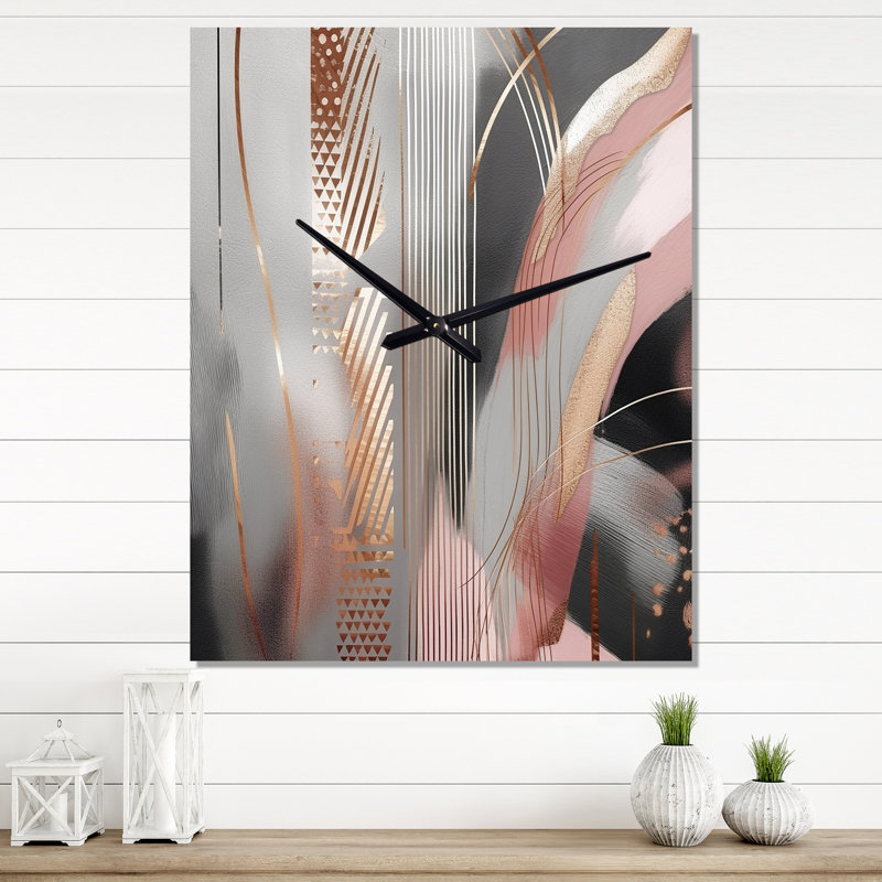 Très grandes horloges murales Jakyi, H 32 po x l 24 po
