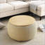 Repose-pieds avec rangement, tabouret de table de bout 2 en 1, 25,5 x 25,5 x 14,5, naturel | Plastique