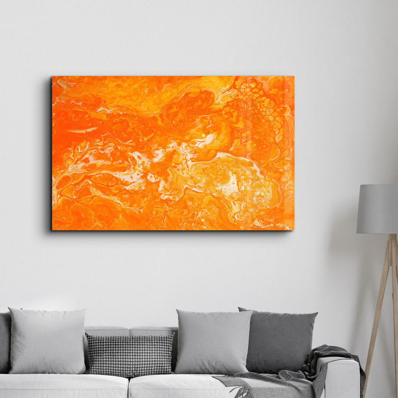Peinture décorative en verre trempé