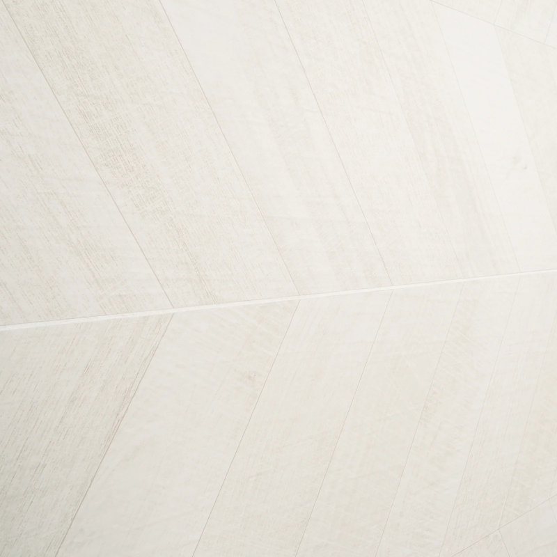 Kenridge Chevron 24X48 Matte Porcelain Tile, White