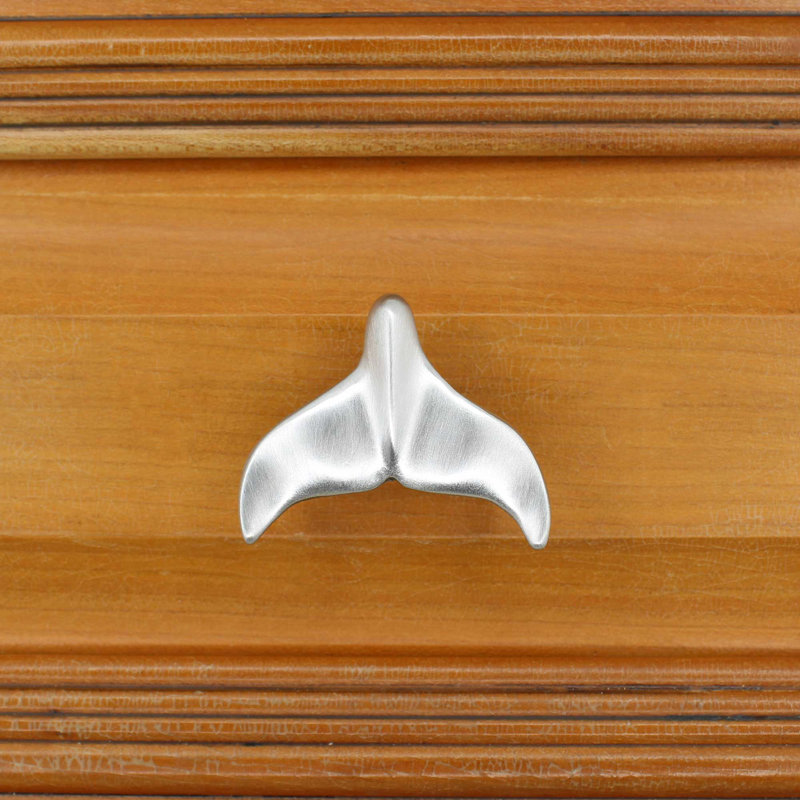 1.9" Whale Tail Knob, Brushed Nickel