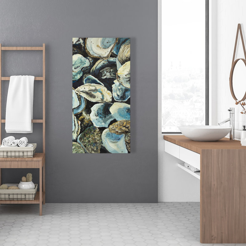 Coquilles d'huître - Toile marine marine pour la décoration intérieure | Art