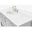Meuble-lavabo simple avec plateau ARIEL Magnolia 54-2048324557