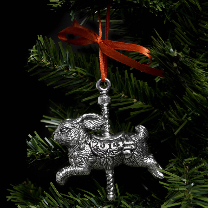 Holidays 3'' Metal Animals Hanging Figurine Ornament