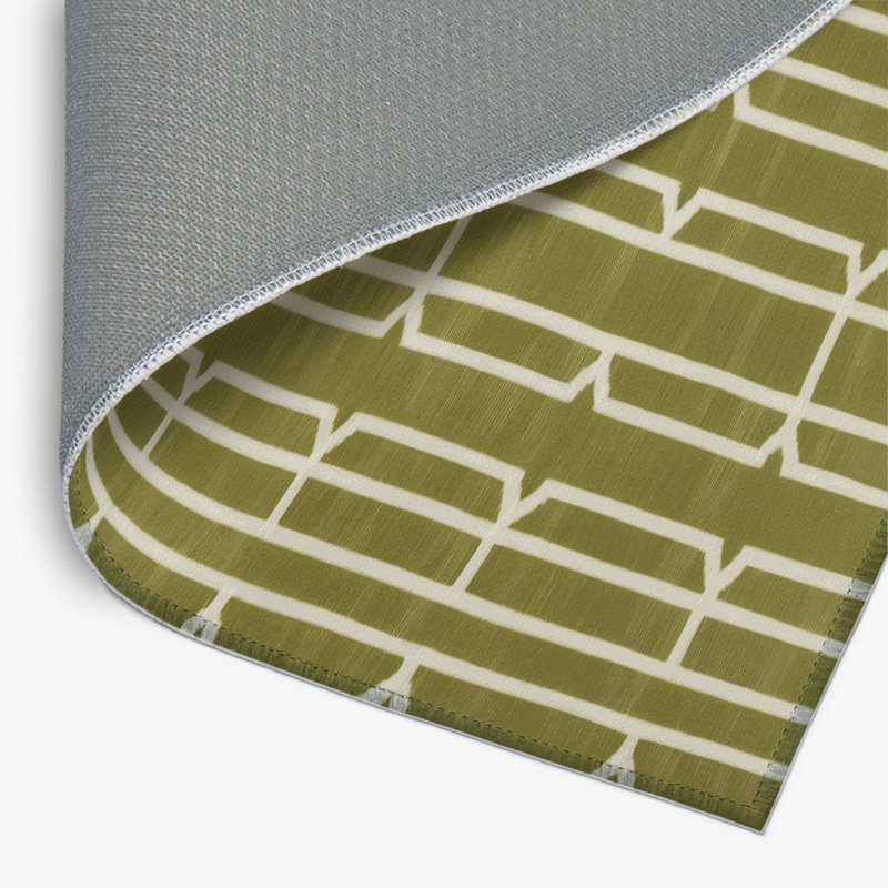 Tapis brun intérieur et extérieur Trellis, Rectangle 4pi x 6 pi