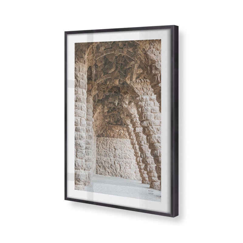" Historic Pathways ", Weathered Zinc Framed, 15.25" H x 12.25" W