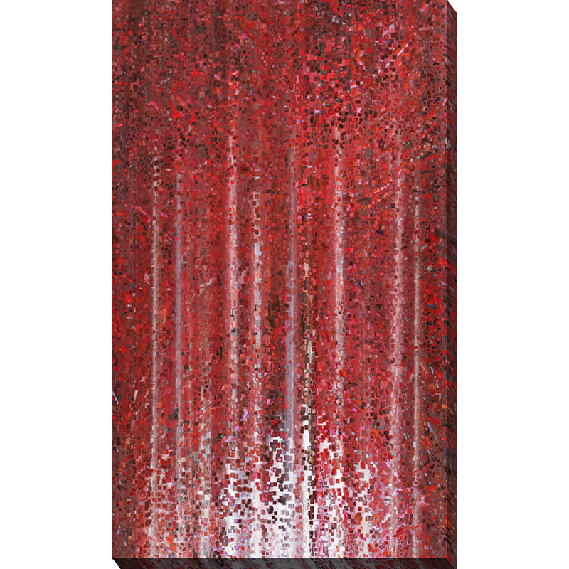 « vengeance », impression sur toile, H 48 po x l 28 po x P 1,5 po, Toile tendue