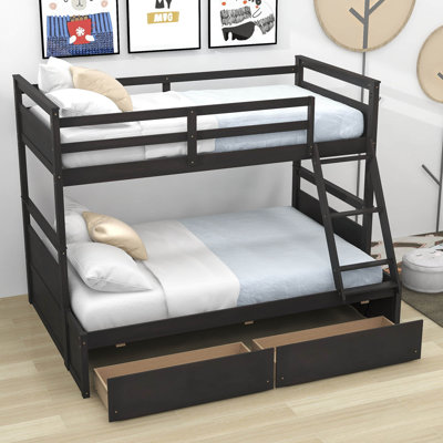 Emmie-Mae Twin over Full Bunk Bed with Drawers