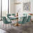 Elian Velvet Upholstered Dining Chair-348772747-373358578