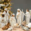 12pcs Ivory Resin Nativity Figurine Set-561437681-561437679