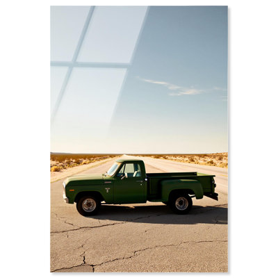 «Desert Green Truck», reproduction de photo sur toile par Notoriart, prête à être accrochée, 24 x 36