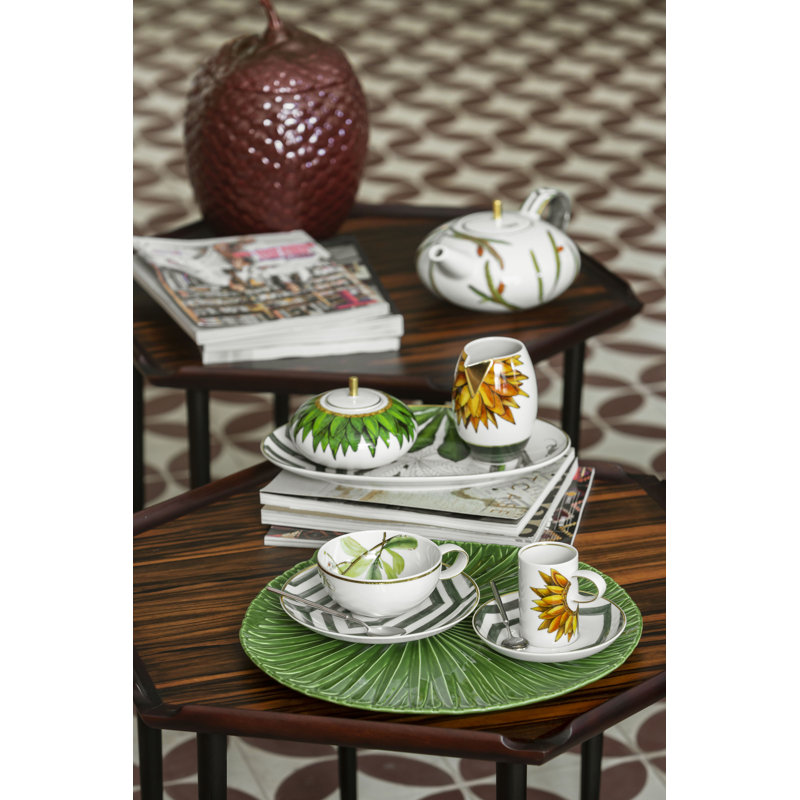 Amazōnia Decorative Object, 11.8" H x 8.46" W x 8.46" D, Red