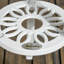 Ensemble de meubles 3 pièces, table de patio et chaises de jardin, blanc