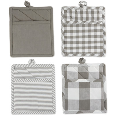 Gracie Oaks Fairley Cotton Potholder Set