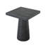 Table d'appoint carrée avec base piédestal